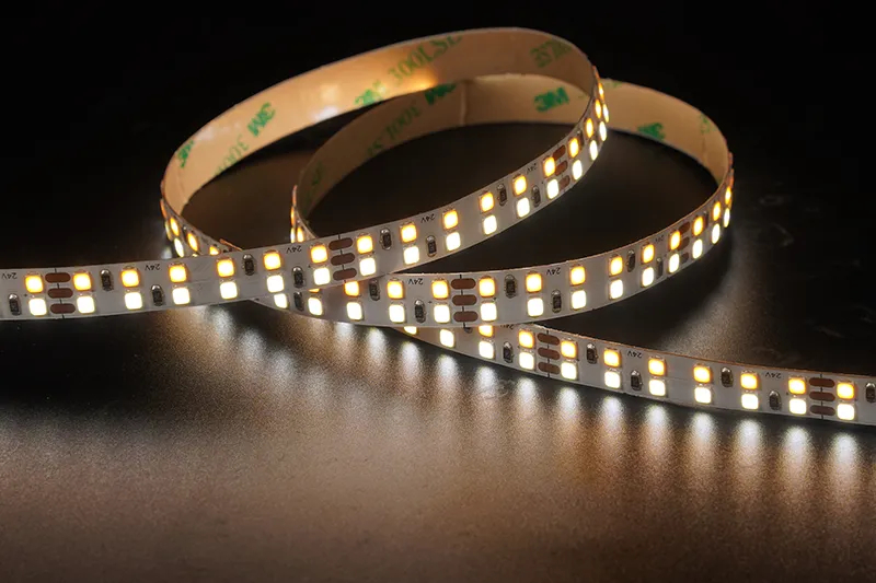 2835 240LEDS/M CCT 24 V 10 mm Doppelzeilen