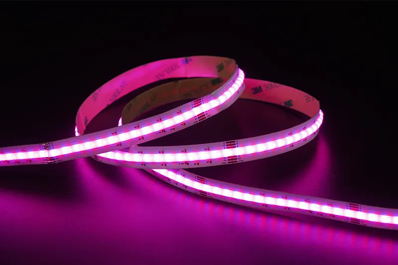 COB 840LEDS/M RGBCW 24 V 12 mm cri ≥ 90