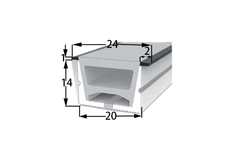 20*14 Silikon-Neonrohr Flex Streifen LWTG2014-4
