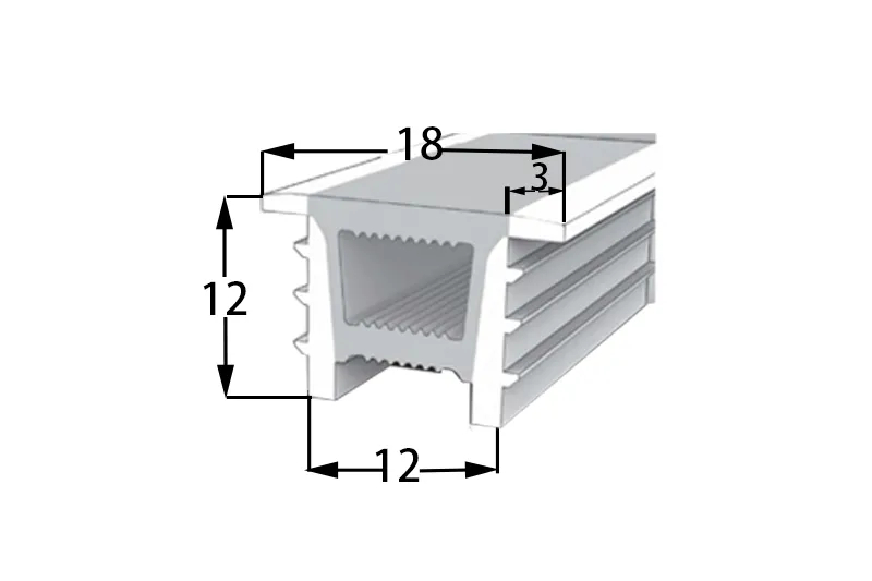 12*12 Silikon-Neonrohr Flex Streifen LWTG1212-7