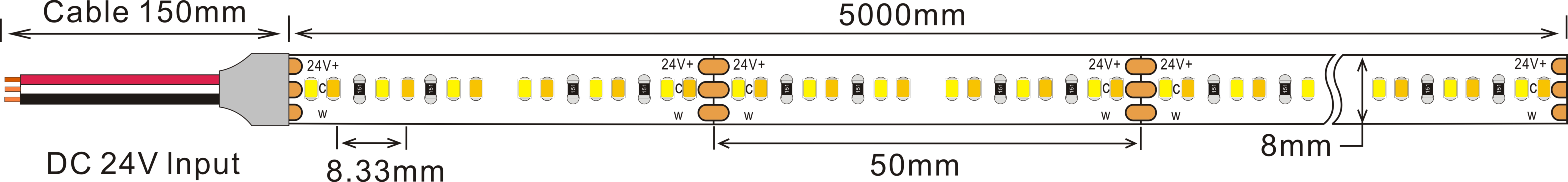 LM2216-WN240-CCT-24V-8mm