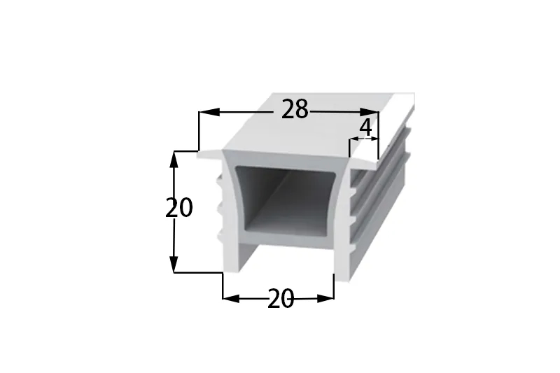 20*20 Silikon-Neonrohr Flex Streifen LWTG2020-8