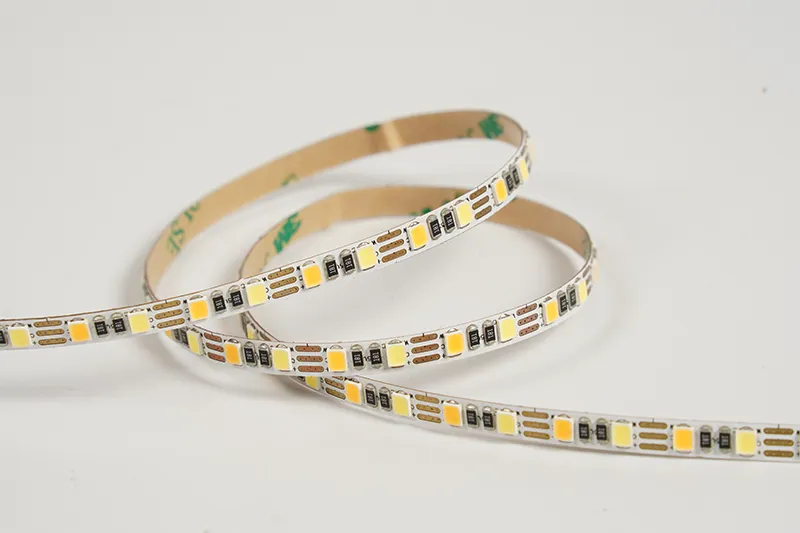 2835 120LEDS/M CCT 5V 5 mm 2LED Schneiden