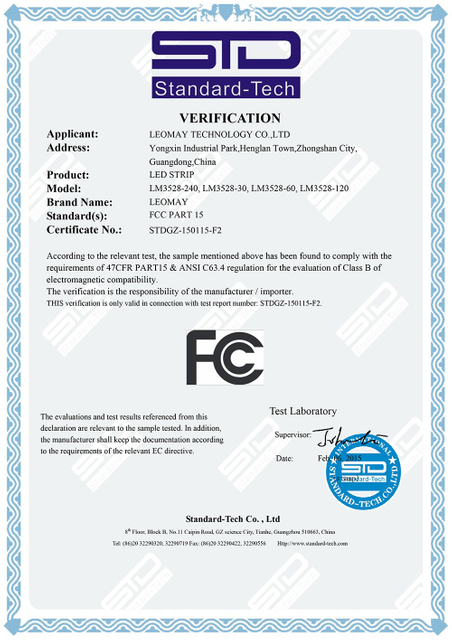 FCC -Zertifikat