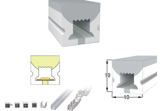 10*10 Silikon-Neonrohr Flex Streifen LWTG1010-2