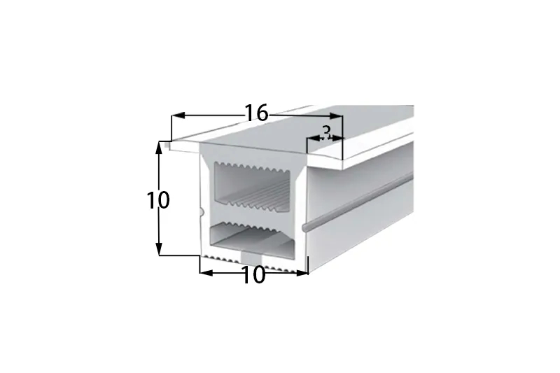 10*10 Silikon-Neonrohr Flex Streifen LWTG1010-5