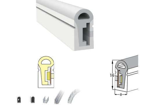 08*16 Silikon-Neonrohr Flex Streifen LWTG0816-1