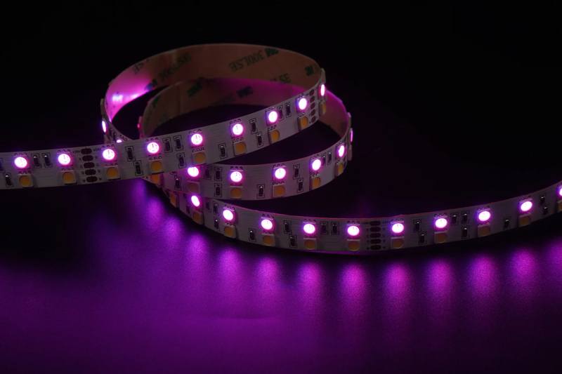 5050 120LEDS/M RGB+W 24V 15 mm