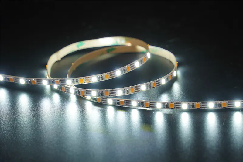 2835 120LEDS/M CCT 12V 5 mm 2LED Schneiden