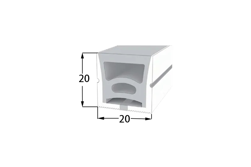 20*20 Silikon-Neonrohr Flex Streifen LWTG2020-1