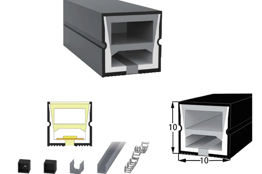 10*10 Silikon-Neonrohr Flex Streifen LWTG1010-6
