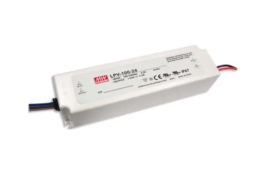 100W MEGERWELL NETZTEILE FÜR LED -STRIPS (wasserdicht)