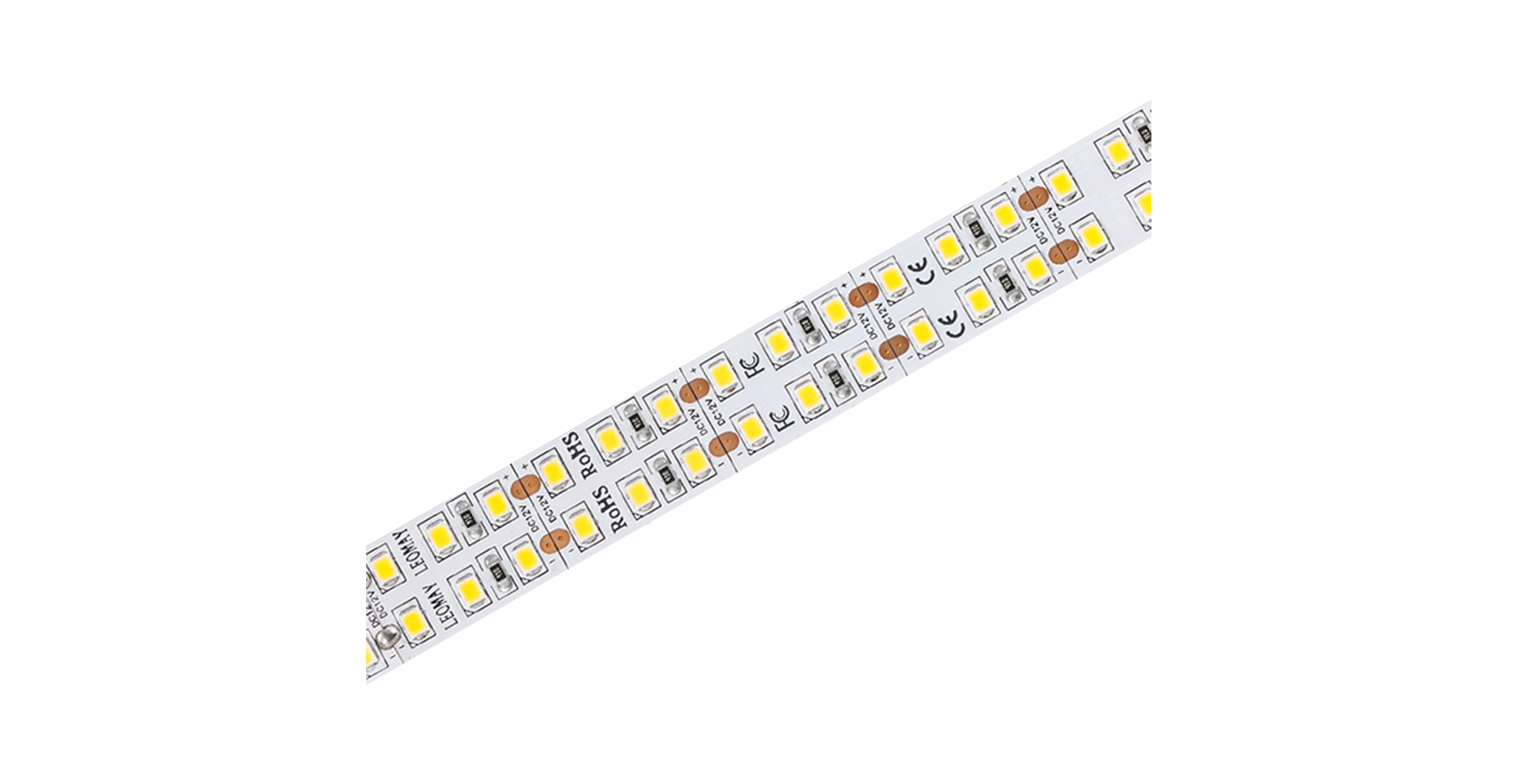 2835 240 LEDs/m 12 V 16 mm zweireihig