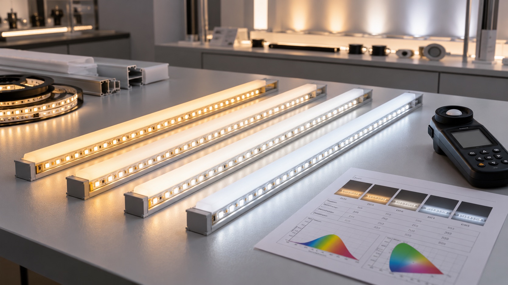Farbkonsistenz von LED-Streifen: So legen Sie CCT, CRI, Binning und Projektanpassung fest