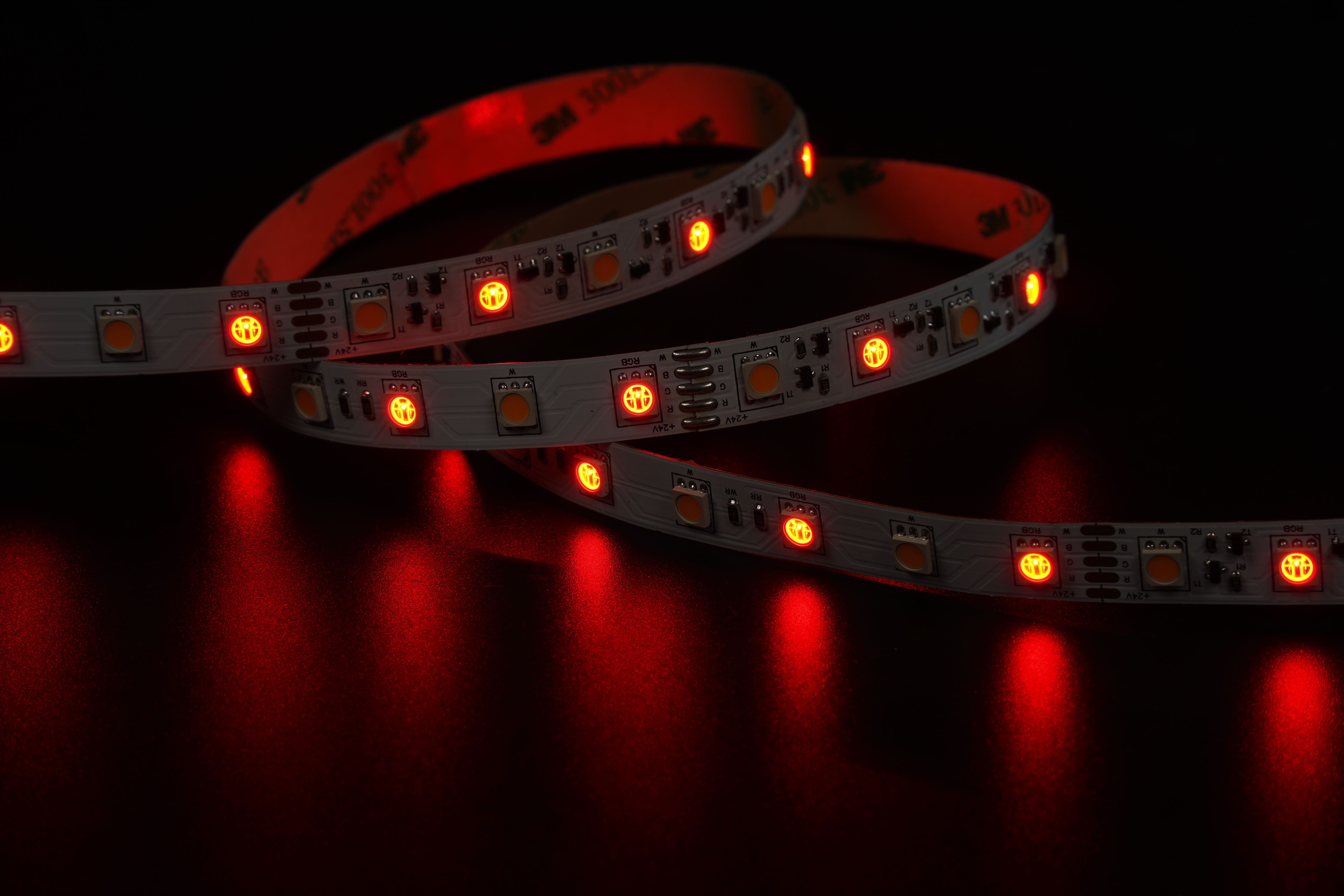 5050 60leds/m RGB+W 24V 12MM Konstantstrom