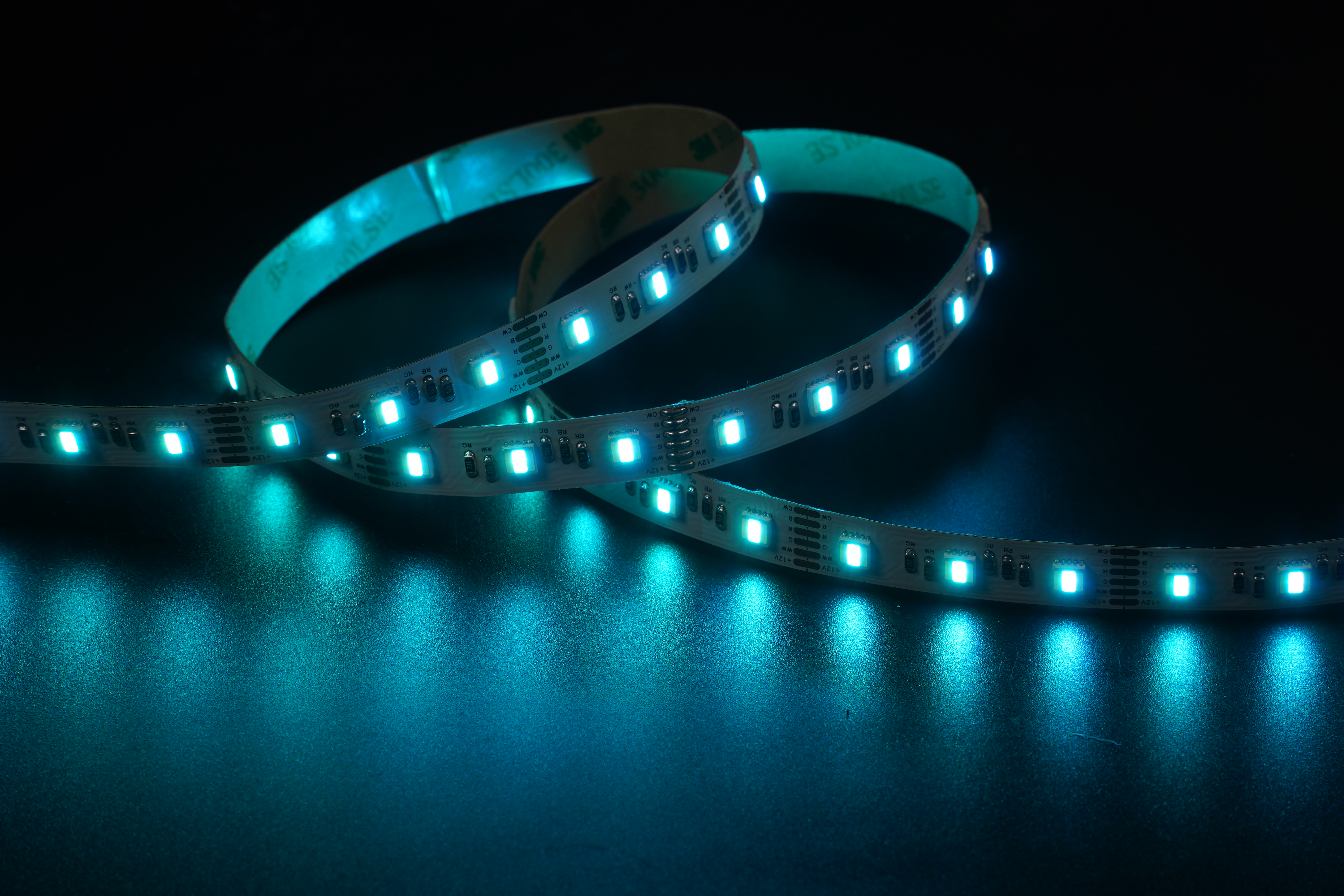 5050 5in1 60LEDS/M RGBCCT 12V 12 mm
