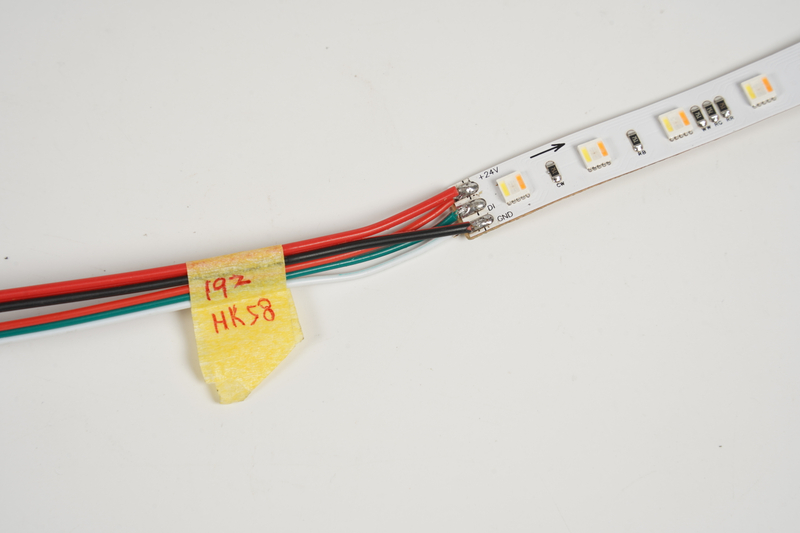 5050 60leds/m RGBCW 1906IC 24V 12MM